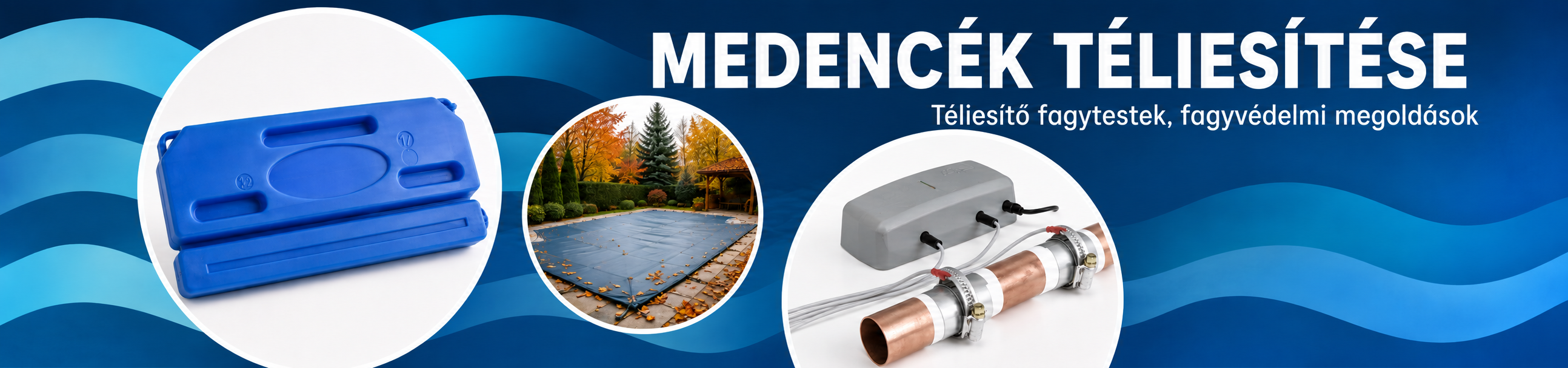 medencék téliesítése